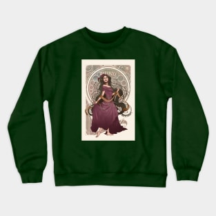 Rapunzel art nouveau Crewneck Sweatshirt